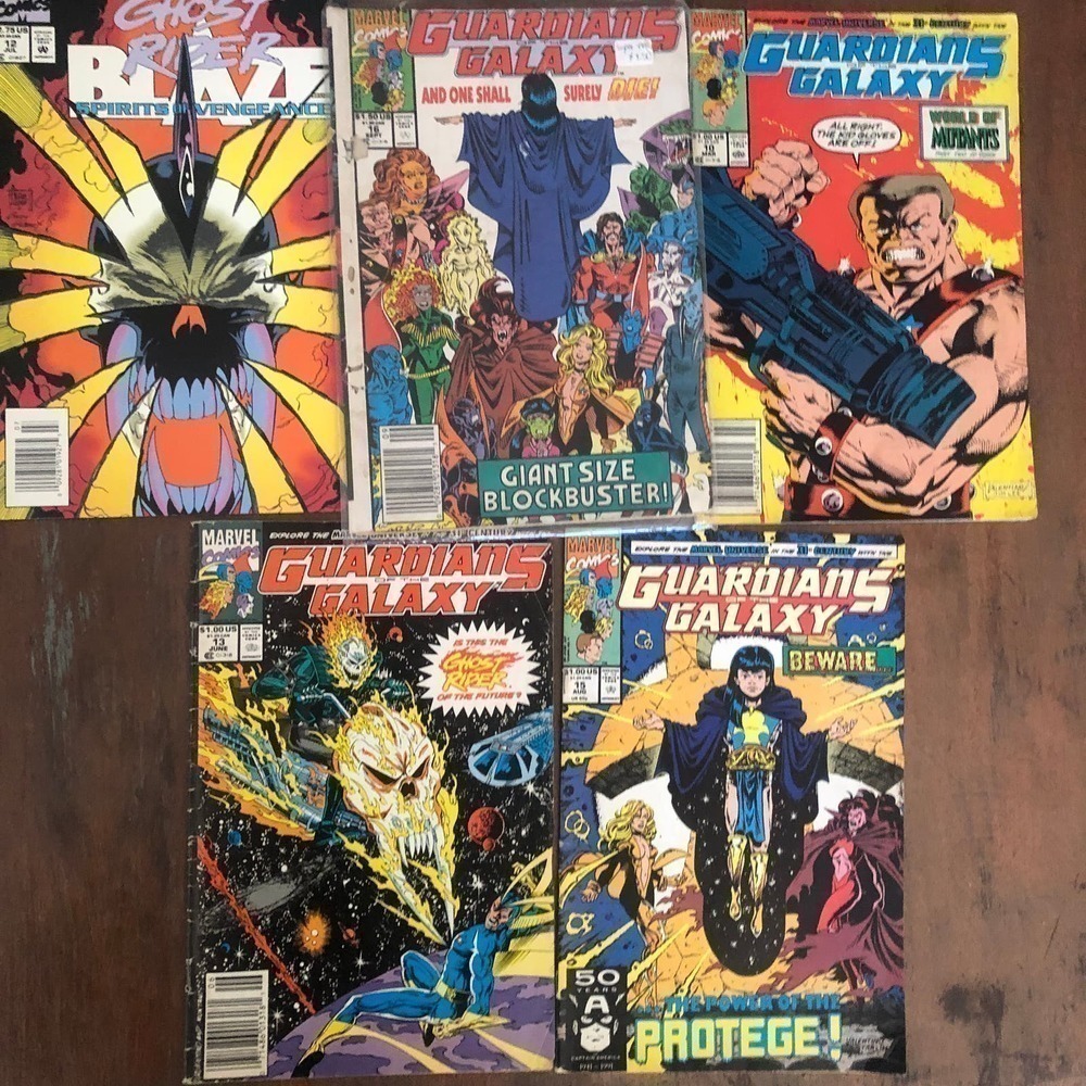 Marvel Comics Guardian of the Galaxy + Ghost Rider Lot of 05 Magazines